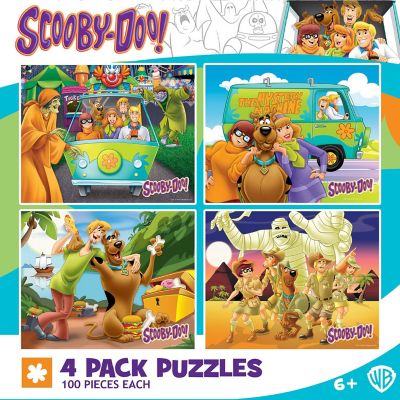 Scooby-Doo! 4-Pack 100 Piece Jigsaw Puzzles Image 1