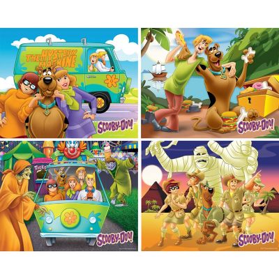 Scooby-Doo! 4-Pack 100 Piece Jigsaw Puzzles Image 2