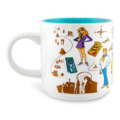 Scooby-Doo and the Gang "Crystal Cove" Ceramic Mug  Holds 13 Ounce Image 2