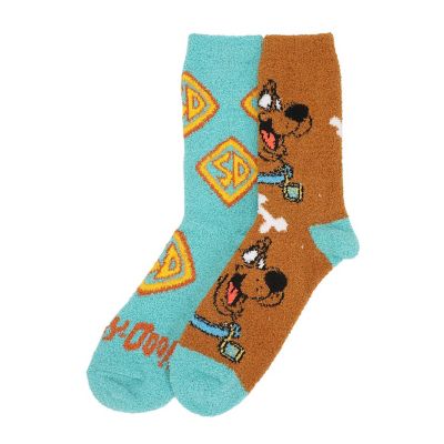 Scooby Doo SD Womens Chenille Crew Socks Image 2
