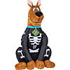 Scooby Doo Skeleton Plush Door Greeter Halloween Decoration Image 1