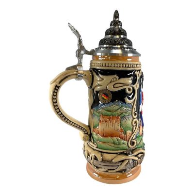 Scotland with Scottish Bagpiper LE German Beer Stein .5 L Made in Germany Image 3