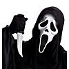 Scream Ghost Face Mask with Knife Image 1
