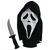 Scream Ghost Face Mask with Knife Image 1