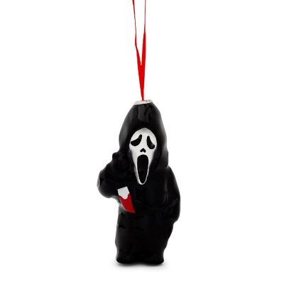 Scream Ghostface 4-Inch Shatterproof Decoupage Ornament Image 1