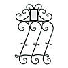 Scrollwork Wall Wine Rack 17.5X4X28.5" Image 1