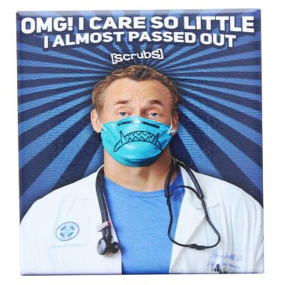 Scrubs Dr. Cox Care So Little 2.5 x 3.5 Inch Magnet Image 1