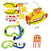 Scuba Summer Craft Kit Assortment - Makes 36 Image 1