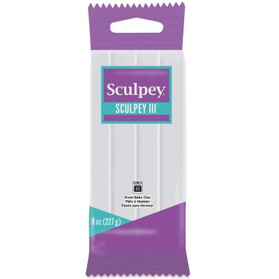 Sculpey III Polymer Clay: White - 8 oz Image 1