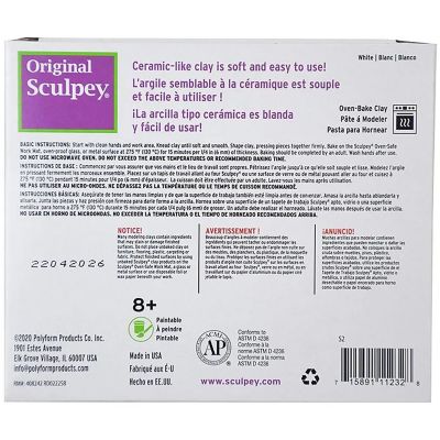 Sculpey Original Clay: White - 1.75 lb Image 2