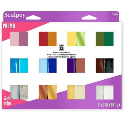 Sculpey Premo: Multipack Sampler Pack - (24) 1oz Packs Image 1