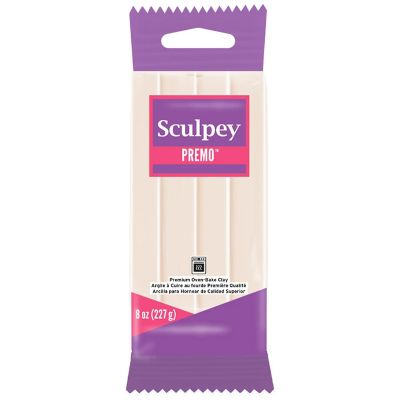 Sculpey Premo: Polymer Clay: Translucent - 8Oz Pack Oven Bake Clay Image 1