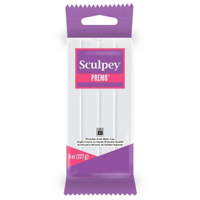 Sculpey Premo: Polymer Clay: White - 8Oz Pack - Oven Bake Clay Image 1