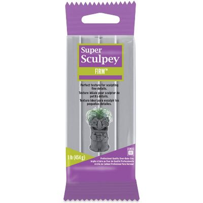 Sculpey Super Firm Clay: Gray - 1 lb Image 1