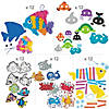 Sea Creatures Craft Kit Assortment - Makes 60 Image 1