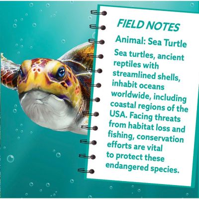 Sea Turtle 100 Piece Shaped Jigsaw Puzzle Image 3