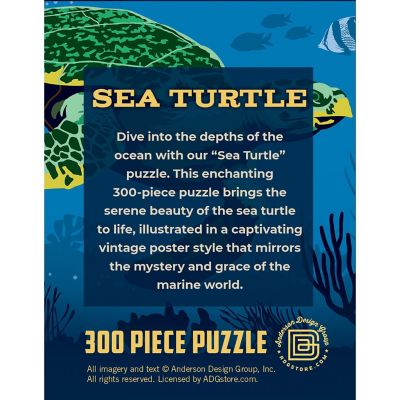 Sea Turtle 300 Piece Jigsaw Puzzle Image 3