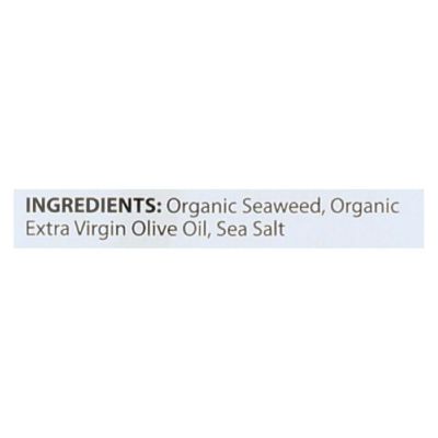 Seasnax Organic Premium Roasted Seaweed Snack - Original - Case of 16 - 0.54 oz. Image 1
