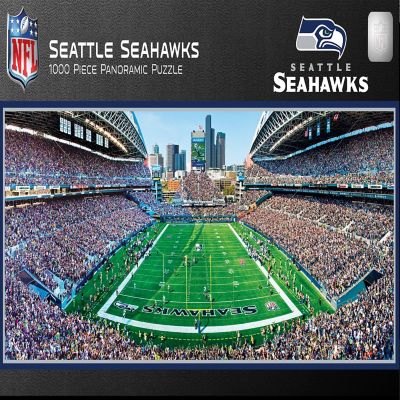 Seattle Seahawks - 1000 Piece Panoramic Jigsaw Puzzle - End View Image 1