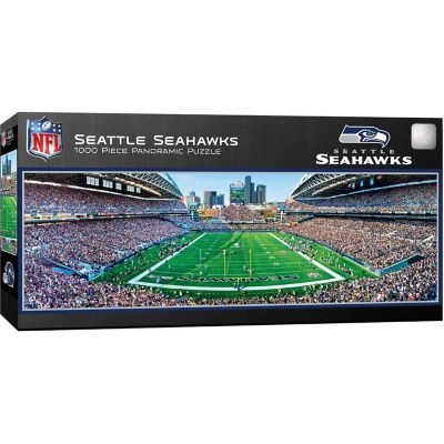 Seattle Seahawks - 1000 Piece Panoramic Jigsaw Puzzle - End View Image 1