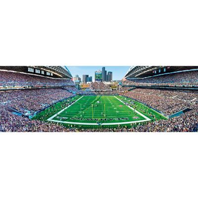 Seattle Seahawks - 1000 Piece Panoramic Jigsaw Puzzle - End View Image 2