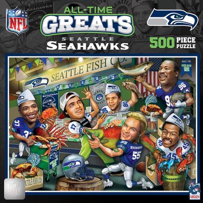 Seattle Seahawks - All Time Greats 500 Piece Jigsaw Puzzle Image 1