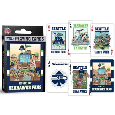 Seattle Seahawks Fan Deck Playing Cards - 54 Card Deck Image 3