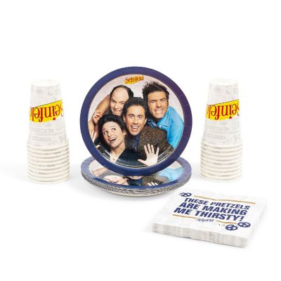 Seinfeld 60-Piece Party Tableware Set  Cups, Plates, Napkins Image 1