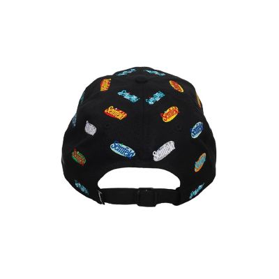 Seinfeld Logo All-Over Print Black Adjustable Hat Image 2