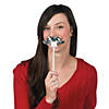 Self-Inflating Mustache Mylar 4" Balloons - 12 Pc. Image 2
