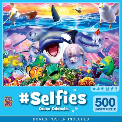 Selfies - Ocean Oddballs 500 Piece Jigsaw Puzzle Image 1