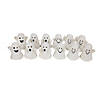 Set of 12 Mini Ghost Decorations 1.5" Image 1