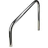 Set of 2 Silver Sloped Swimming Pool Handrails 38" Image 1