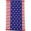 Set of 2 Stars and Stripes Americana Kitchen Tea Towels 26" Image 2