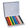 Set of 24 Colored Pencils in a Tin Image 1