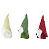Set of 3 Standing Plush Gnomes Christmas Fgures 8.5" Image 2