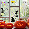Set of 4 Double Sided Halloween Gel Window Clings Image 1