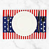 Set of 4 Stars and Stripes Americana Printed Placemats 18" Image 1