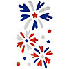 Set of 6 Double Sided Patriotic Celebration Gel Window Clings Image 3