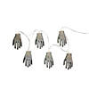 Set of 6 Skeleton Hands Halloween Light Set Image 1