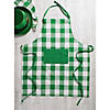 Shamrock Green Buffalo Check Chef Apron Image 3