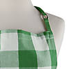 Shamrock Green Buffalo Check Chef Apron Image 4