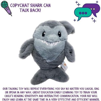 Shark Mimic Repeats Talk Back Plush Early Learning Kids Toy Animal Mighty Mojo Image 2