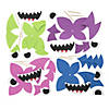 Shark Pumpkin Decorating Craft Kit - Makes 12 Image 1