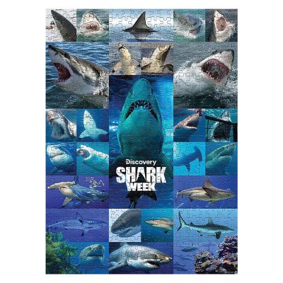 Shark Week 1000 Piece Jigsaw Puzzle Image 1