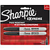 Sharpie EPropertreme Permanent Markers, Black, 2 Per Pack, 3 Packs Image 1