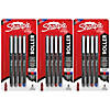 Sharpie Rollerball Pen, Needle Point (0.5mm), Assorted, 4 Per Pack, 3 Packs Image 1