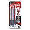 Sharpie S-Gel, Gel Pens, Medium Point (0.7mm), Frost Blue Body, Black Gel Ink Pens, 4 Per Pack, 3 Packs Image 1
