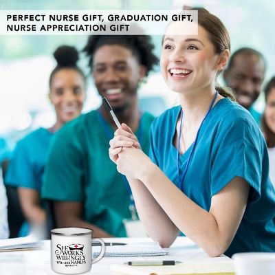 She Works Willingly 11oz Campfire Mug Image 3