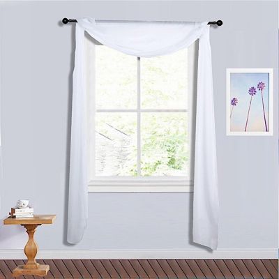 Sheer Organza Curtain Panel Image 1